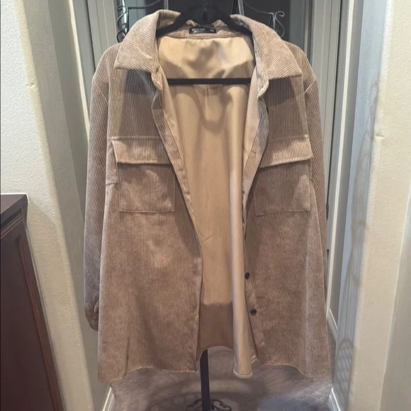 Tan Corduroy Jacket - Picture 1 of 1